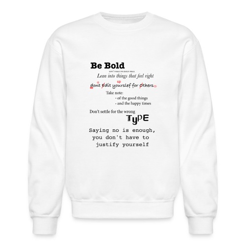 Typeface Puns - Unisex Crewneck Sweatshirt