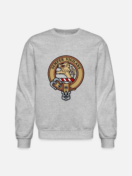 Clan Wilson Crest - Unisex Crewneck Sweatshirt - heather gray