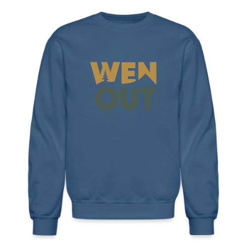 WenOut Logo (dark) - Unisex Crewneck Sweatshirt