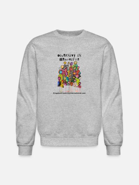 Diversity is Beautiful - Unisex Crewneck Sweatshirt - heather gray