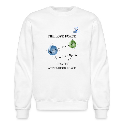 Newton Gravity MuMeG with UBWise logo - Unisex Crewneck Sweatshirt