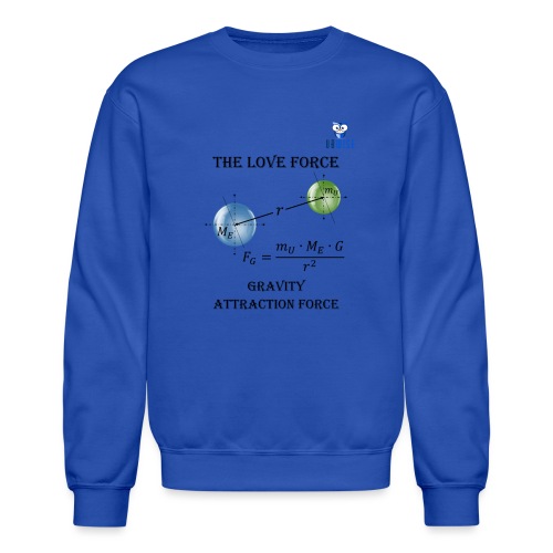 Newton Gravity MuMeG with UBWise logo - Unisex Crewneck Sweatshirt