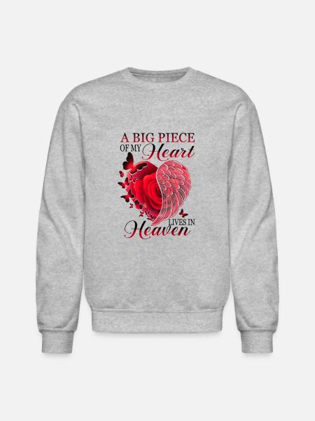 Heart Piece - Unisex Crewneck Sweatshirt - heather gray