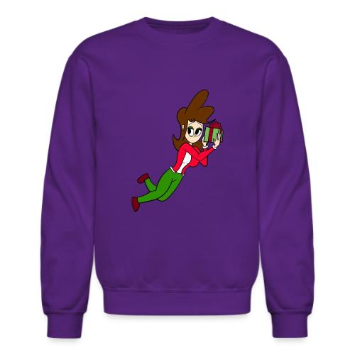 Coll Holding a Present - Unisex Crewneck Sweatshirt