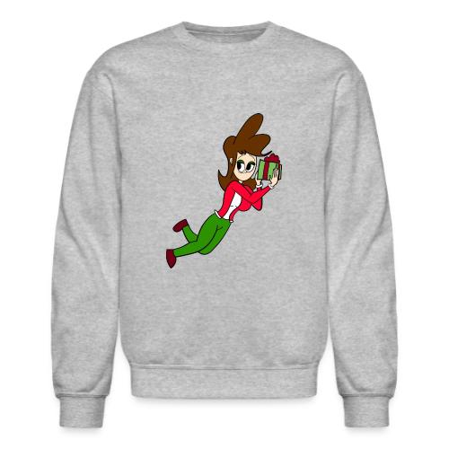 Coll Holding a Present - Unisex Crewneck Sweatshirt
