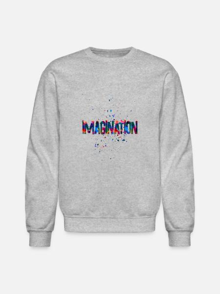 imagination - Unisex Crewneck Sweatshirt - heather gray