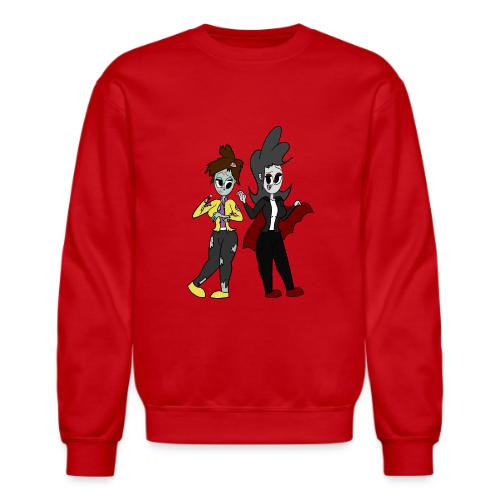 Vampire Coll and Zombie Dersy - Unisex Crewneck Sweatshirt