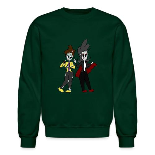 Vampire Coll and Zombie Dersy - Unisex Crewneck Sweatshirt