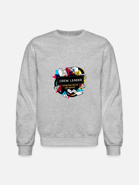 CREW LEADER - Unisex Crewneck Sweatshirt - heather gray