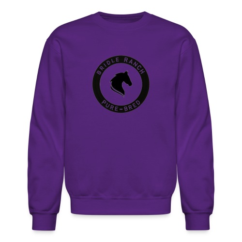 Bridle Ranch Pure-Bred (Black Design) - Unisex Crewneck Sweatshirt