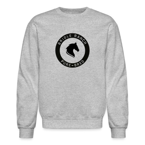 Bridle Ranch Pure-Bred (Black Design) - Unisex Crewneck Sweatshirt