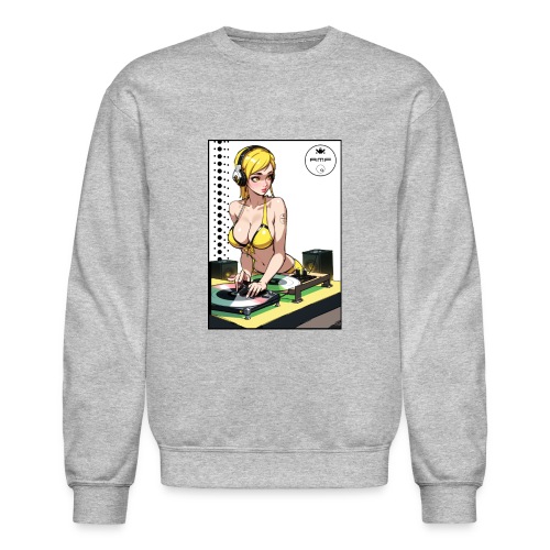 Sexy DJ Pin Up 014 - Unisex Crewneck Sweatshirt