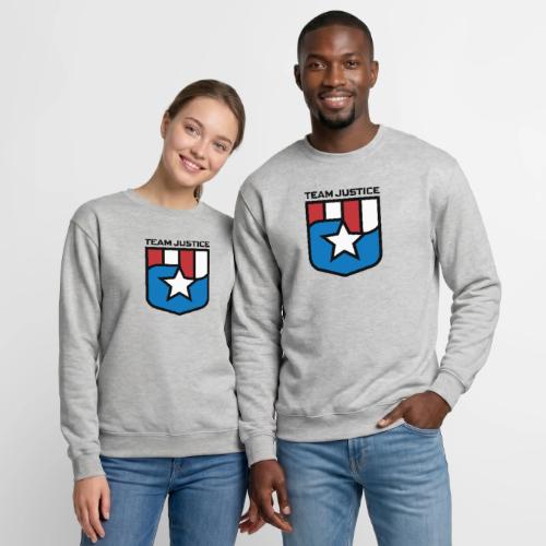 Team Justice Shield Logo - Unisex Crewneck Sweatshirt