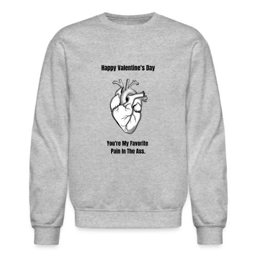 I'm Glad I Swiped Right T-Shirt | Funny Valentine - Unisex Crewneck Sweatshirt