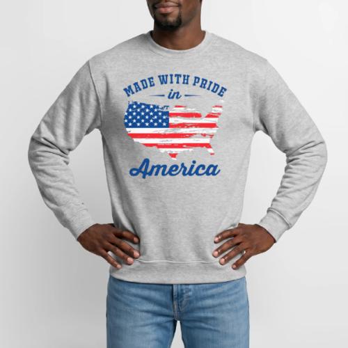 Made with pride in America - Unisex Crewneck Sweatshirt