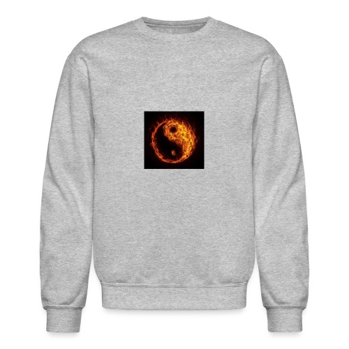 Panda fire circle - Unisex Crewneck Sweatshirt