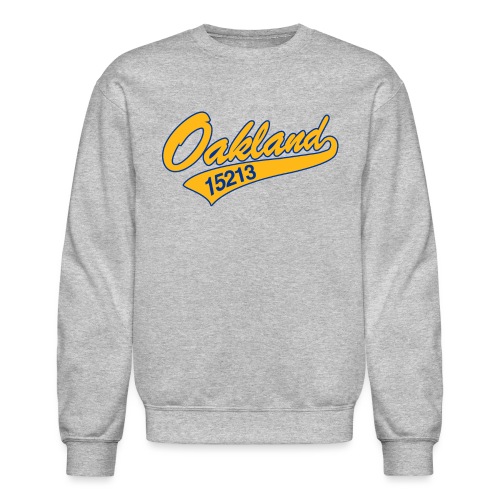 Oakland Zip Script - Unisex Crewneck Sweatshirt