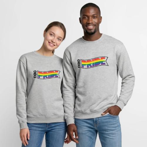FXBG PRIDE Flag - Unisex Crewneck Sweatshirt