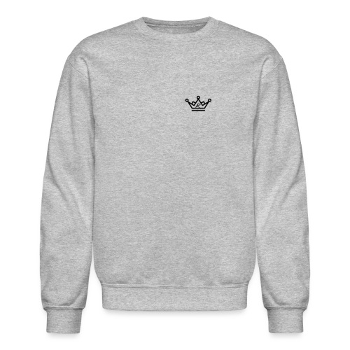 Crown (Black) - Unisex Crewneck Sweatshirt