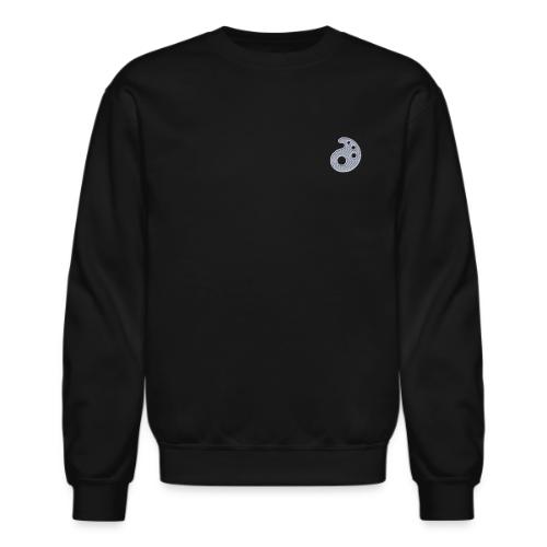 White Embroidered Palette - Unisex Crewneck Sweatshirt