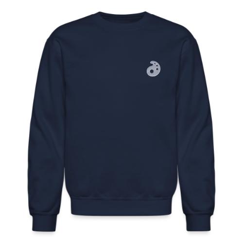 White Embroidered Palette - Unisex Crewneck Sweatshirt