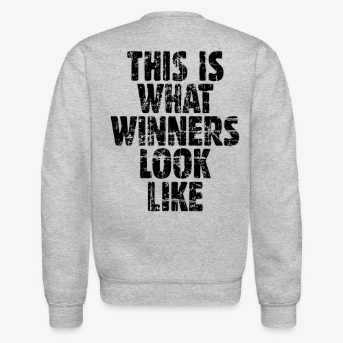 This is what winners look like (Vintage Black) - Unisex Crewneck Sweatshirt