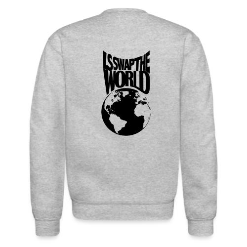 LS Swap the World (Front & Back) - Unisex Crewneck Sweatshirt