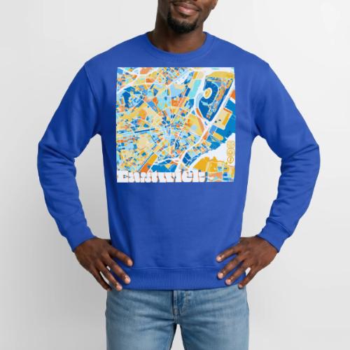 Elizabeth Block Map - Unisex Crewneck Sweatshirt