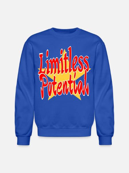 Limitless Potential - Unisex Crewneck Sweatshirt - royal blue