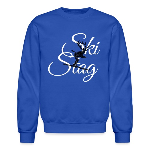 Ski Stag Skier Winter Sports - Unisex Crewneck Sweatshirt
