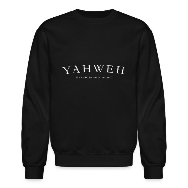 Yahweh Established 0000 in white