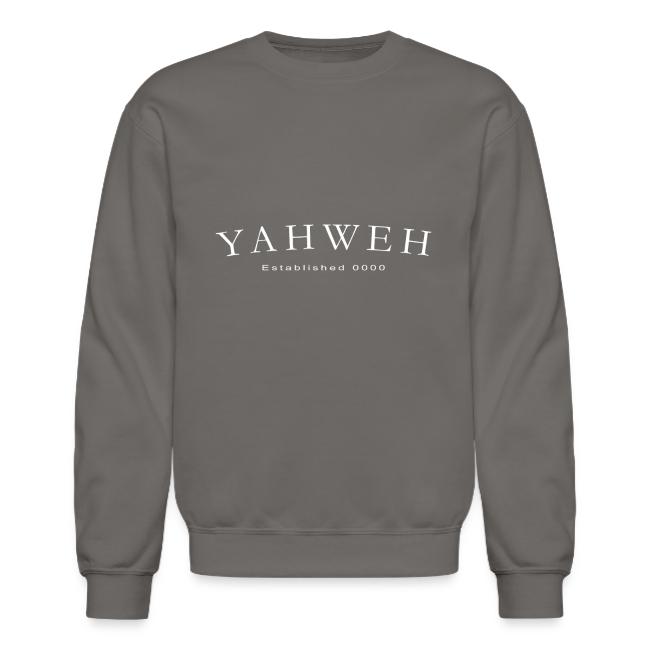 Yahweh Established 0000 in white