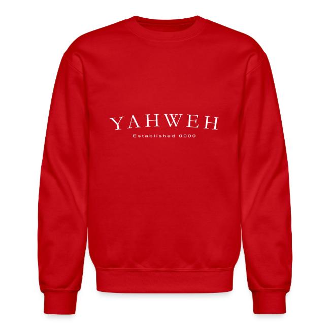 Yahweh Established 0000 in white