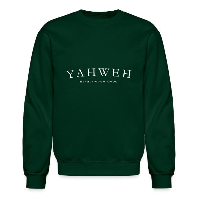 Yahweh Established 0000 in white