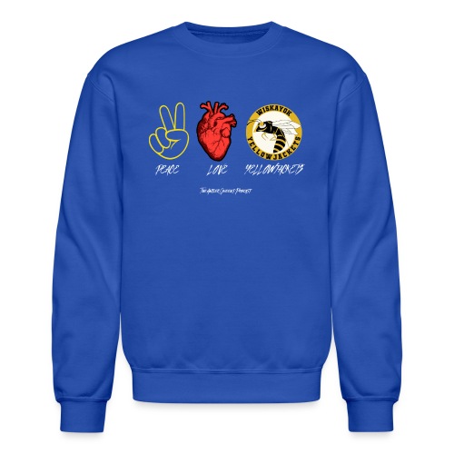 Peace Love Yellowjackets - Unisex Crewneck Sweatshirt