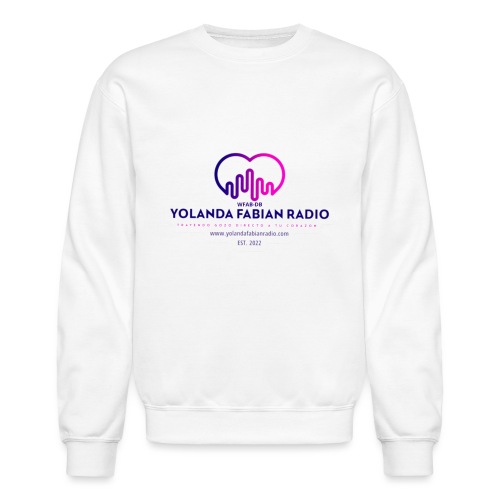 Official LOGO WFAB DB Yolanda Fabian Radio - Unisex Crewneck Sweatshirt