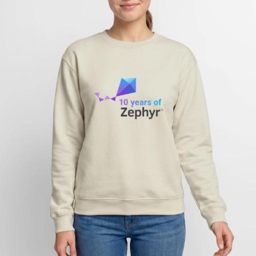Zephyr 10th Anniversary Stacked Color - Unisex Crewneck Sweatshirt
