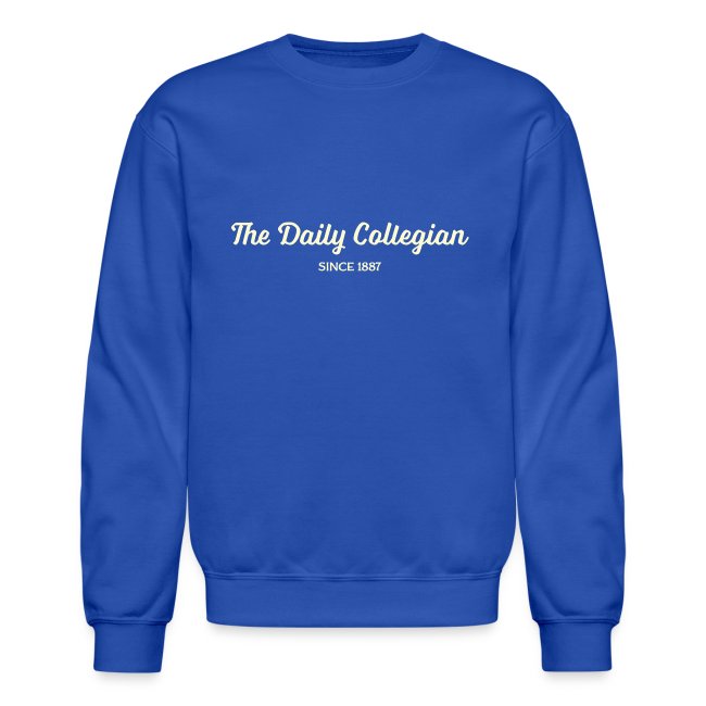 Cursive Writing Daily Collegian Sweatshirt