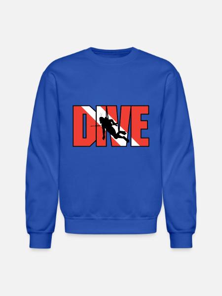 SCUBA Dive - Unisex Crewneck Sweatshirt - royal blue