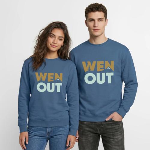 WenOut Logo (light) - Unisex Crewneck Sweatshirt