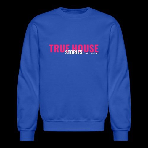 True House Stories Logo White - Unisex Crewneck Sweatshirt