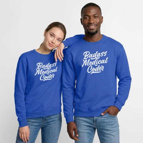 Badass Medical Coder - Unisex Crewneck Sweatshirt