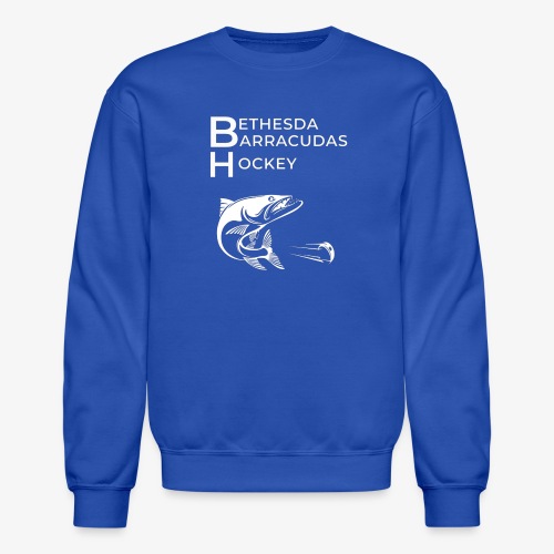 BBH Series Large White Logo - Unisex Crewneck Sweatshirt
