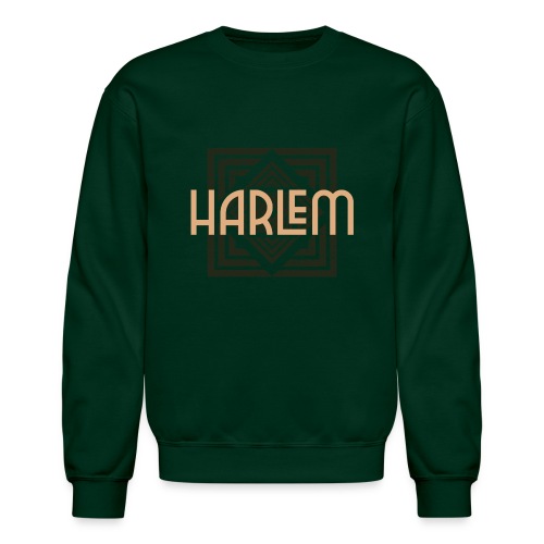 Harlem Sleek Artistic Design - Unisex Crewneck Sweatshirt