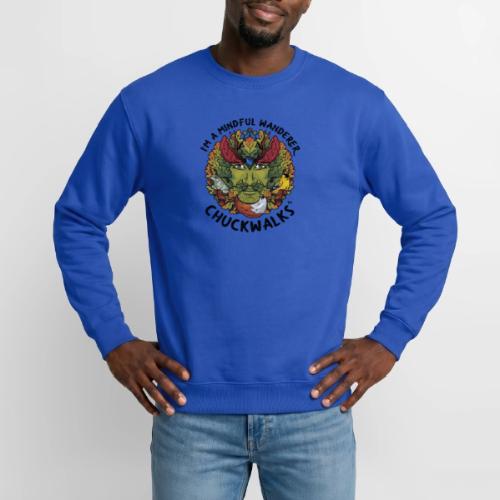 I'm A Mindful Wanderer -black text for light items - Unisex Crewneck Sweatshirt