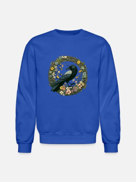 Raven - Unisex Crewneck Sweatshirt - royal blue