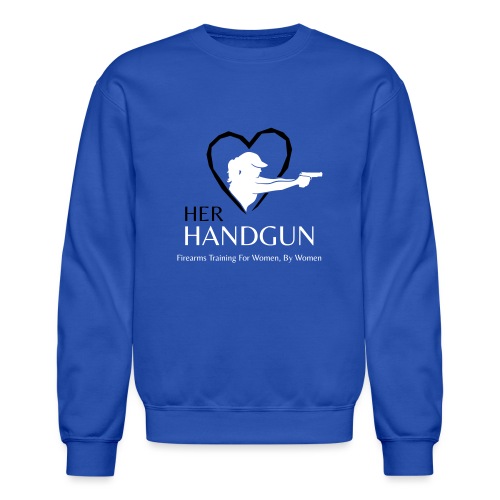 Her Handgun Logo and Tag Line - Unisex Crewneck Sweatshirt