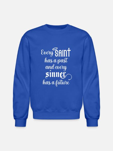 Saints Sinners Oscar Wilde - Unisex Crewneck Sweatshirt - royal blue