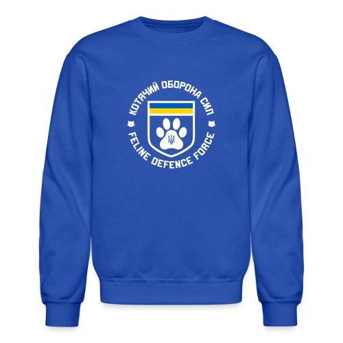 Feline Defense Force Logo EU - Unisex Crewneck Sweatshirt