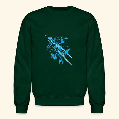Blue Splash - Unisex Crewneck Sweatshirt